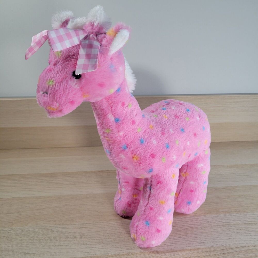 Build A Bear Frosted Circus Animals Cracker Cookie Pink Giraffe Sprinkles BAB